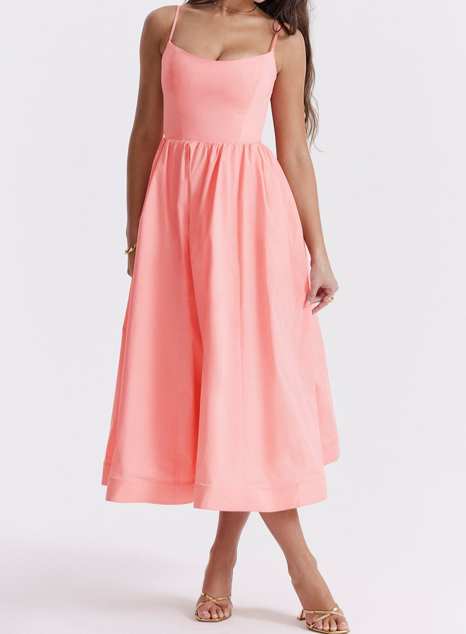 Maike™ Elegantes trägerloses Midikleid