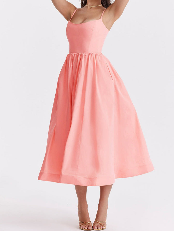 Maike™ Elegantes trägerloses Midikleid