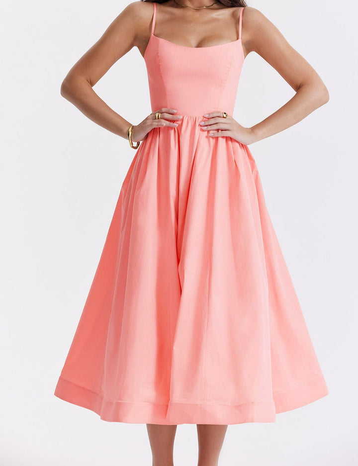 Maike™ Elegantes trägerloses Midikleid