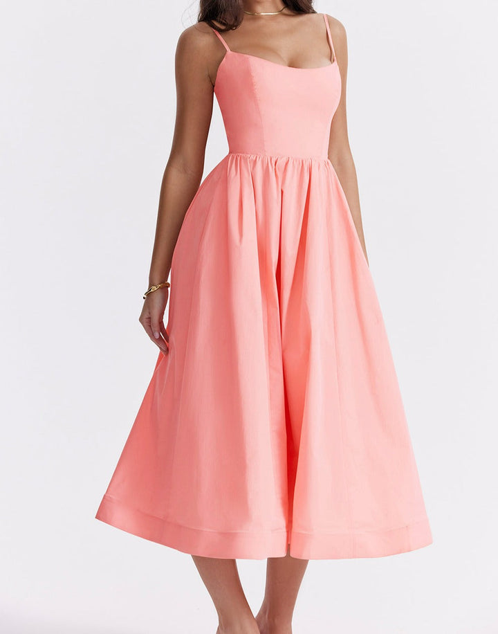 Maike™ Elegantes trägerloses Midikleid