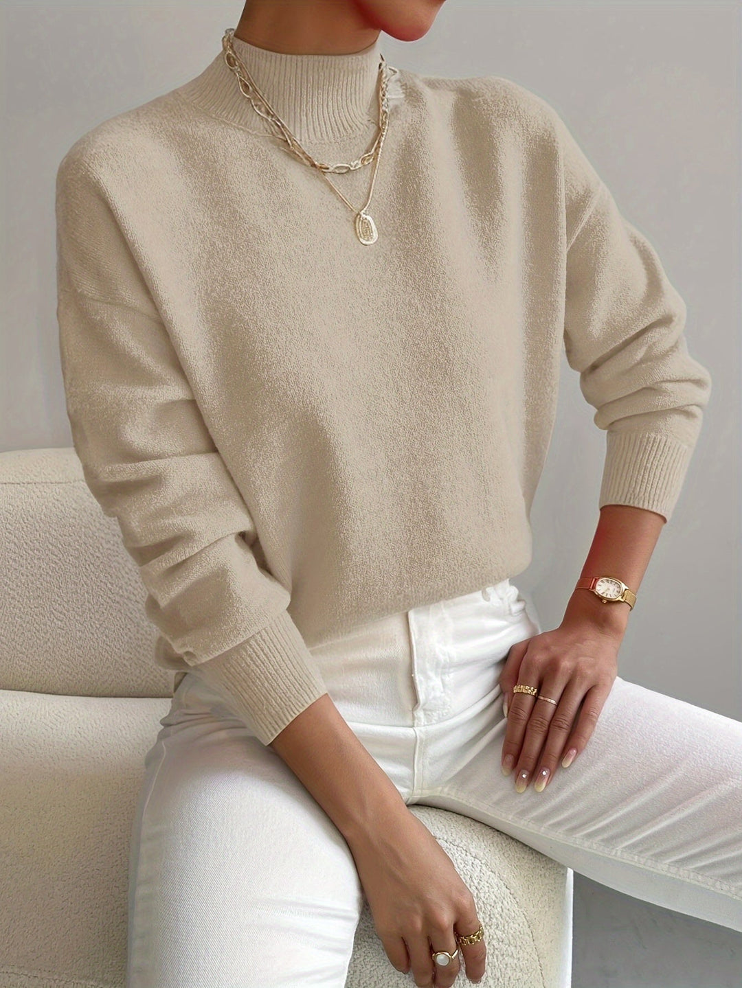 Maya | Dames Lange Mouw Pullover Trui Top