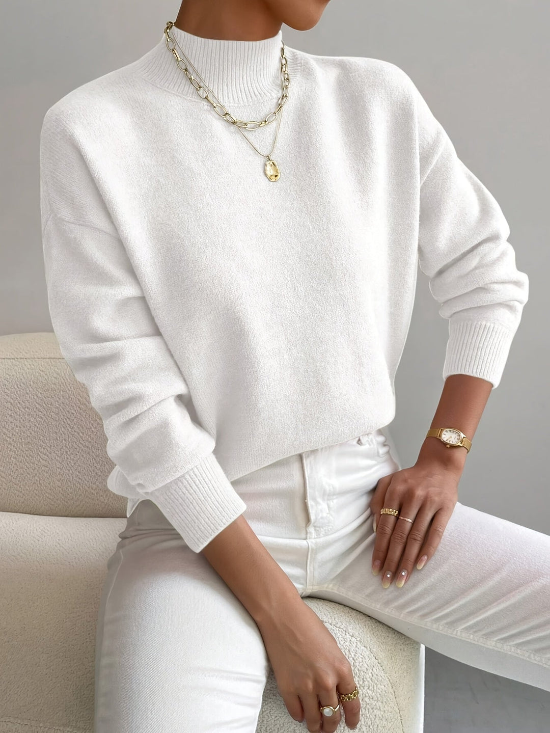 Maya | Dames Lange Mouw Pullover Trui Top