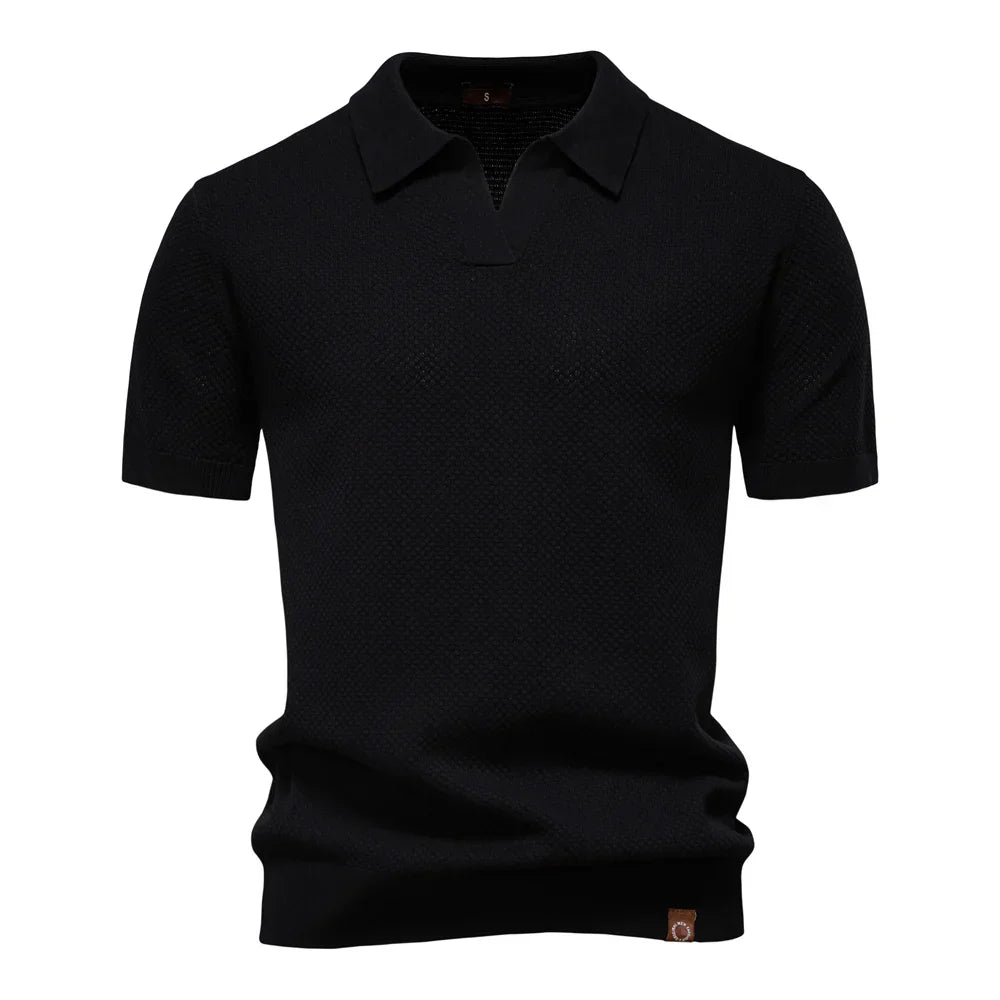 Rowan | Herren Klassisches Polohemd mit kurzen Ärmeln