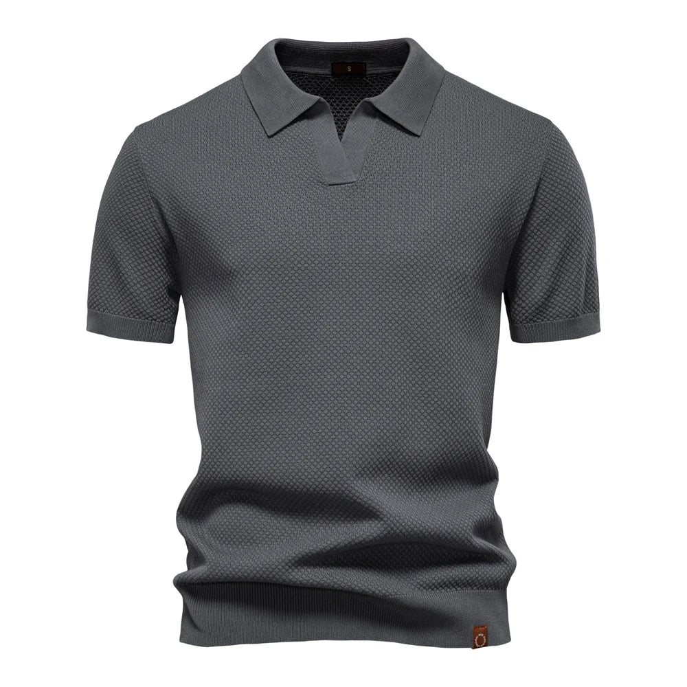 Rowan | Herren Klassisches Polohemd mit kurzen Ärmeln