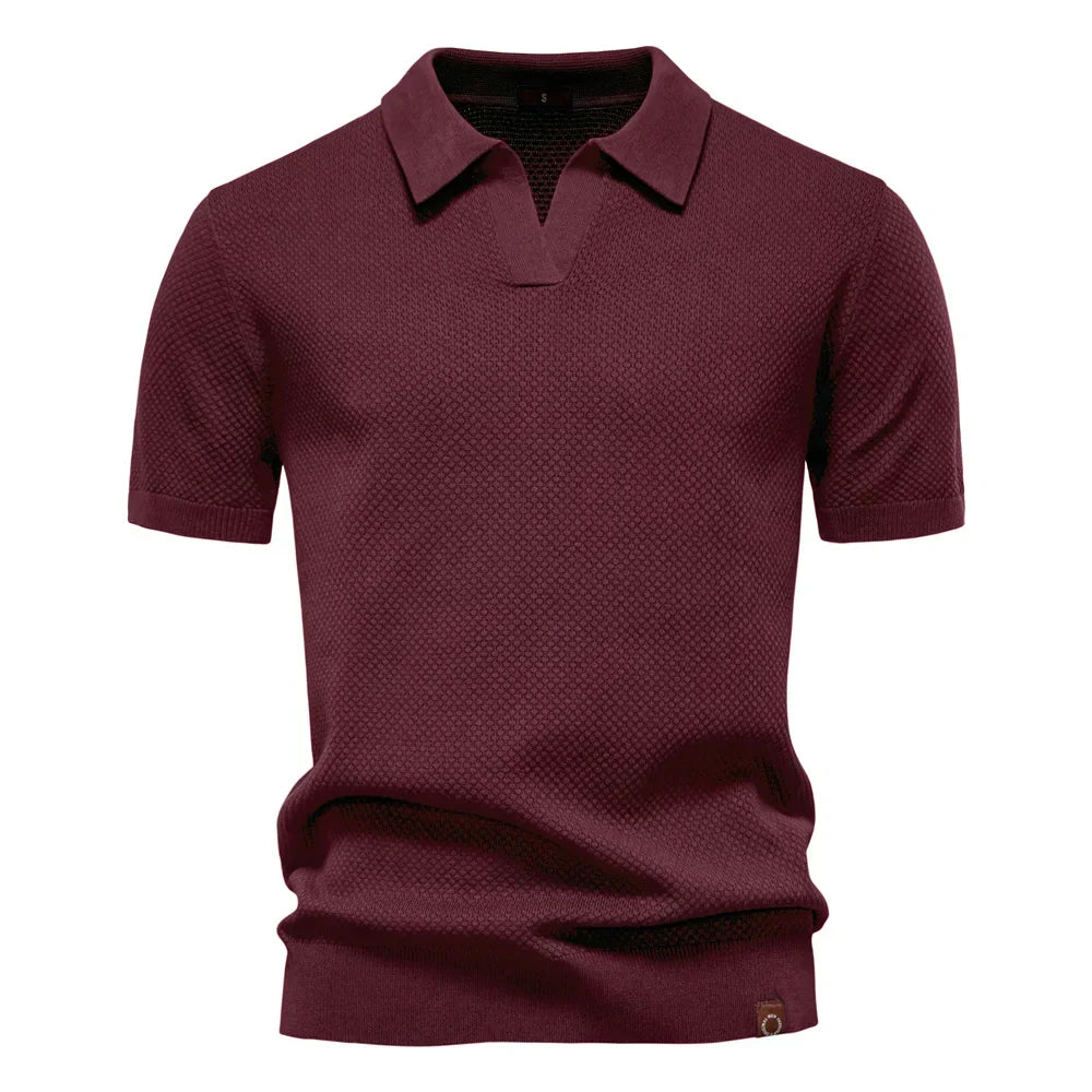 Rowan | Herren Klassisches Polohemd mit kurzen Ärmeln