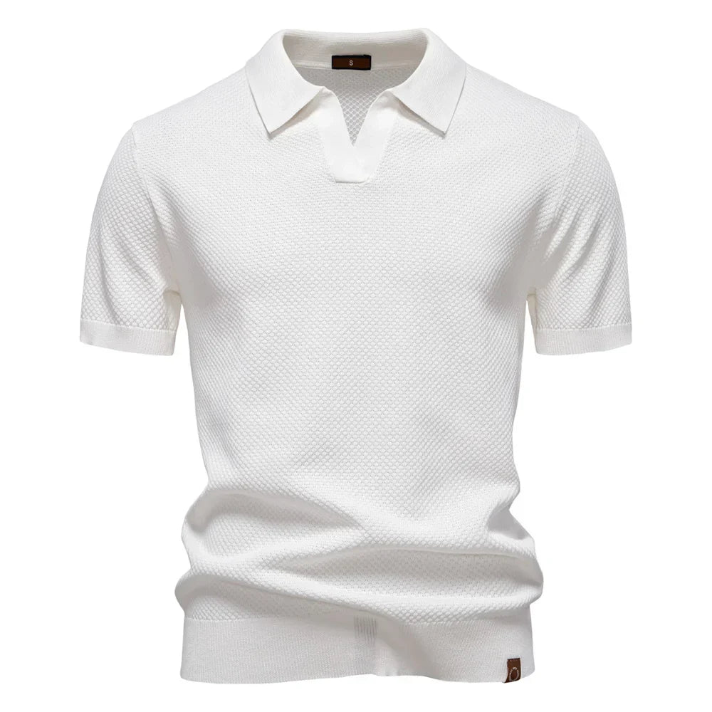 Rowan | Herren Klassisches Polohemd mit kurzen Ärmeln