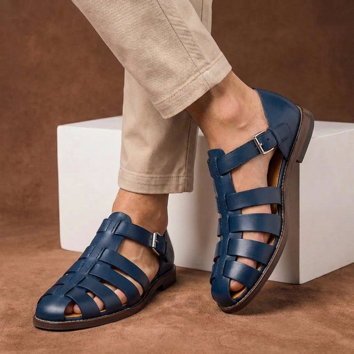 Graham | Heren Gespband Gesloten Teen Sandalen