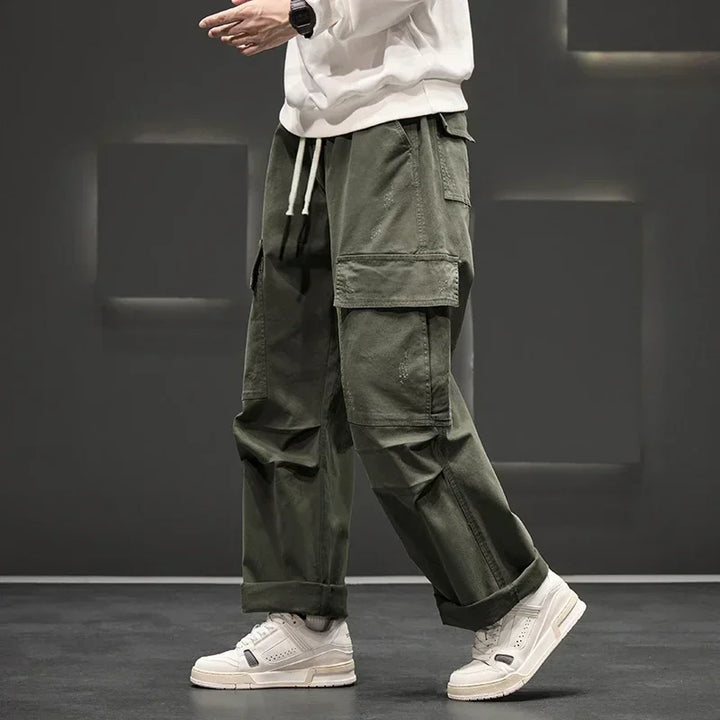 Leonardo | Herren Cargo-Hose mit weitem Bein Casual