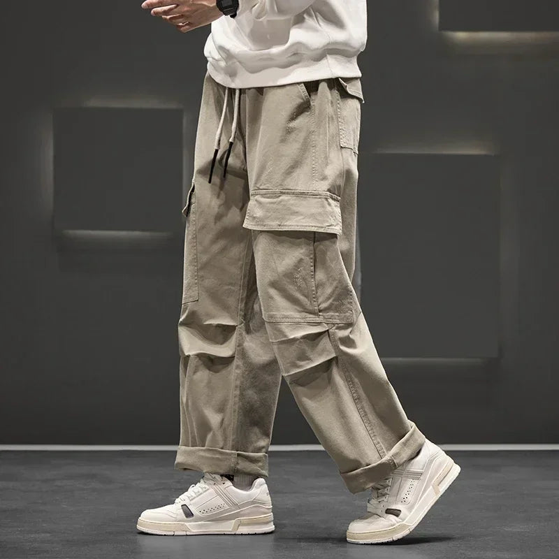 Leonardo | Herren Cargo-Hose mit weitem Bein Casual