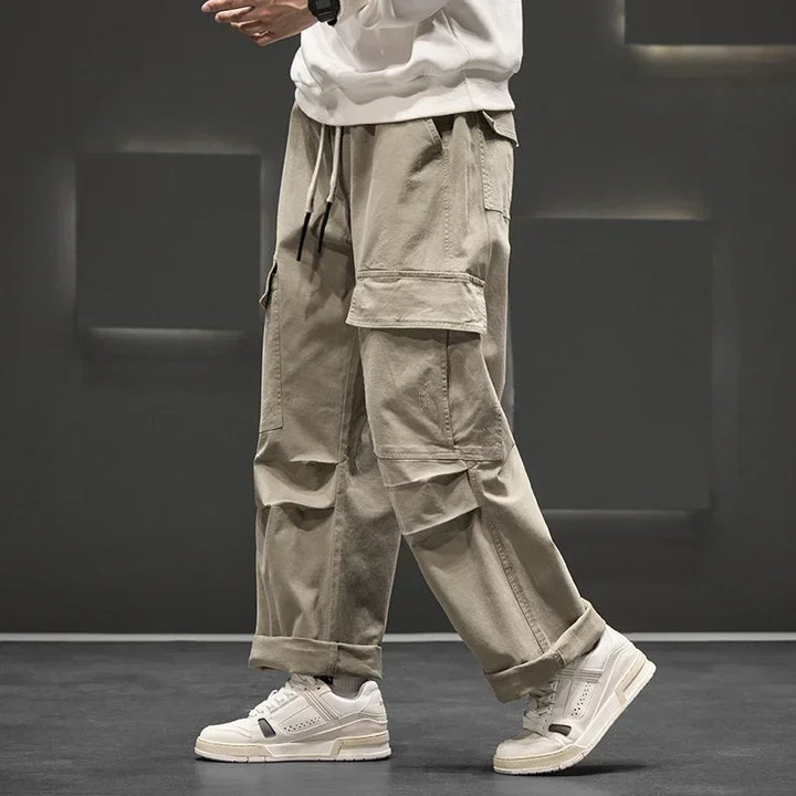 Leonardo | Herren Cargo-Hose mit weitem Bein Casual