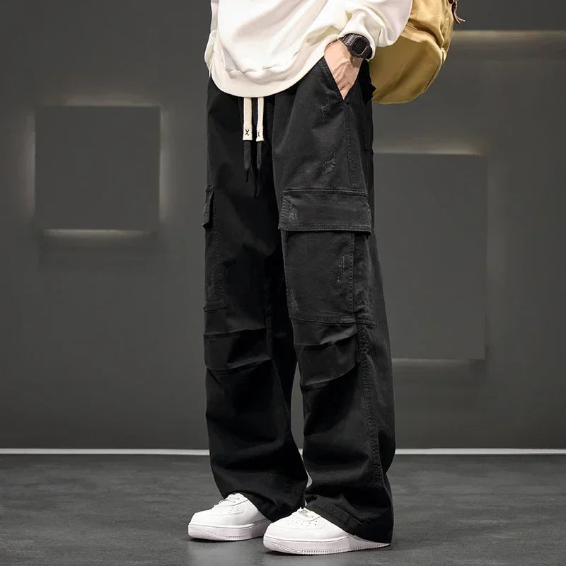 Leonardo | Herren Cargo-Hose mit weitem Bein Casual
