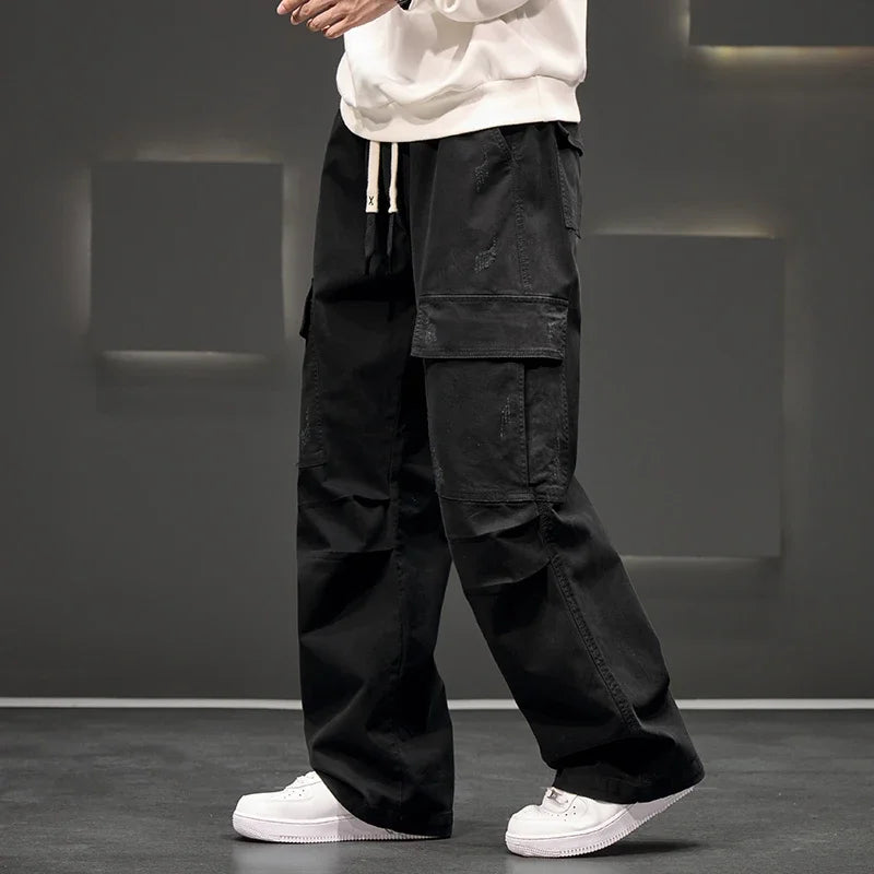Leonardo | Herren Cargo-Hose mit weitem Bein Casual
