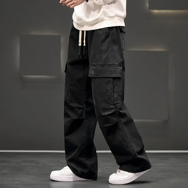 Leonardo | Herren Cargo-Hose mit weitem Bein Casual