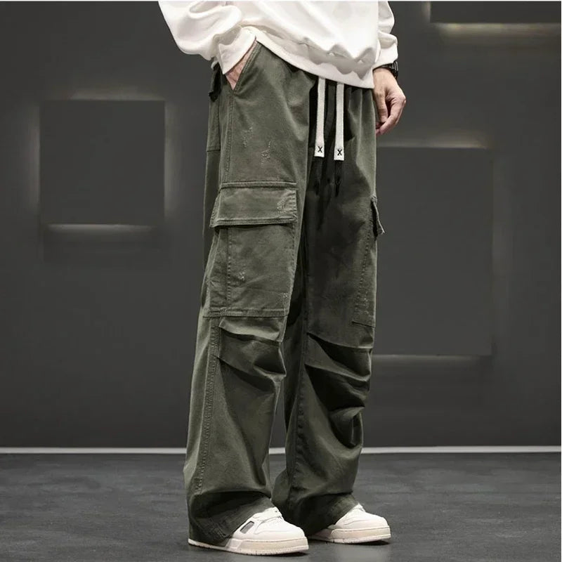 Leonardo | Herren Cargo-Hose mit weitem Bein Casual