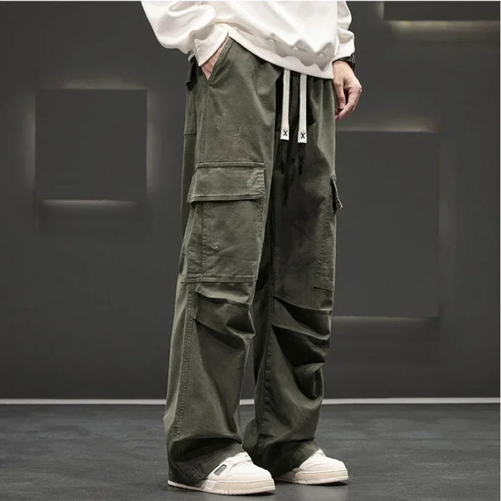 Leonardo | Herren Cargo-Hose mit weitem Bein Casual
