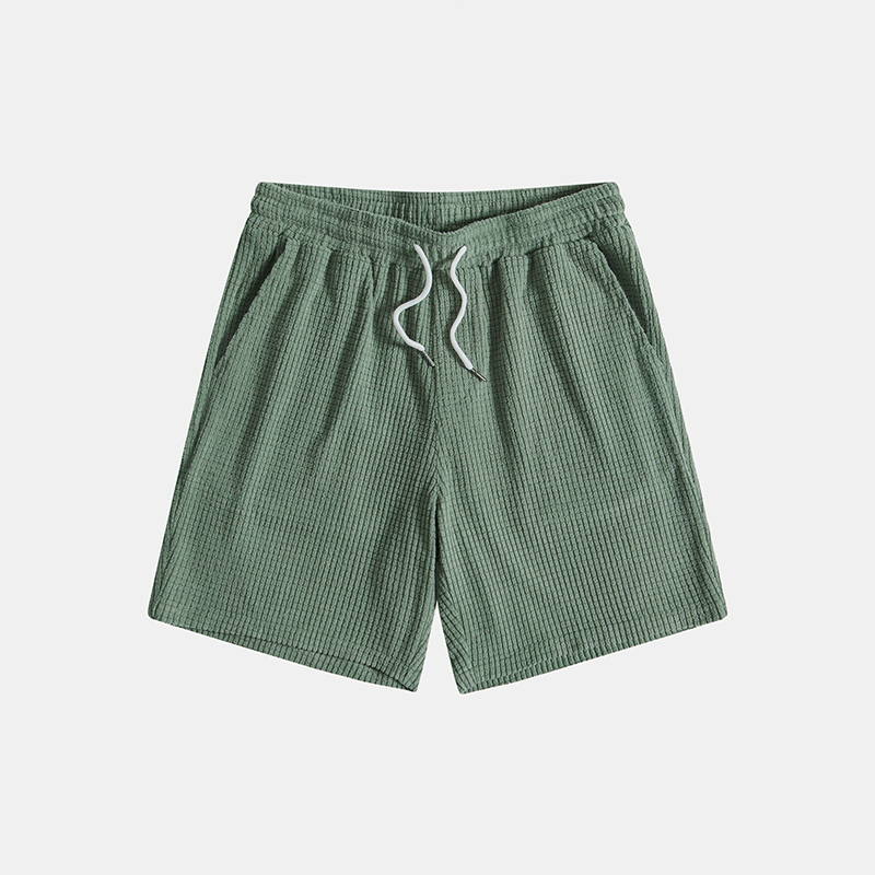 Steven | Heren Tweedelige Casual Overhemd Korte Broek Set