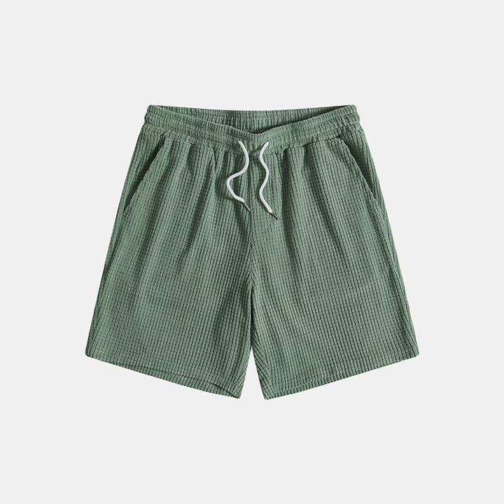 Steven | Heren Tweedelige Casual Overhemd Korte Broek Set