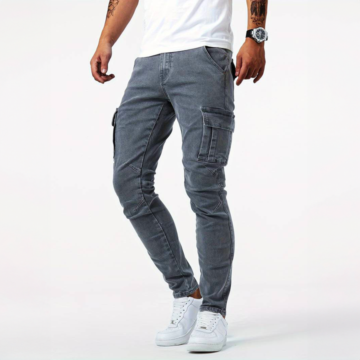 Adrian | Heren Slim Fit Cargo Zak Broek