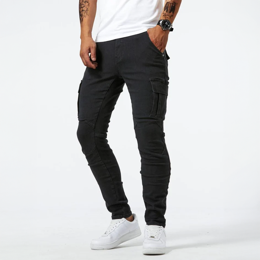 Adrian | Heren Slim Fit Cargo Zak Broek