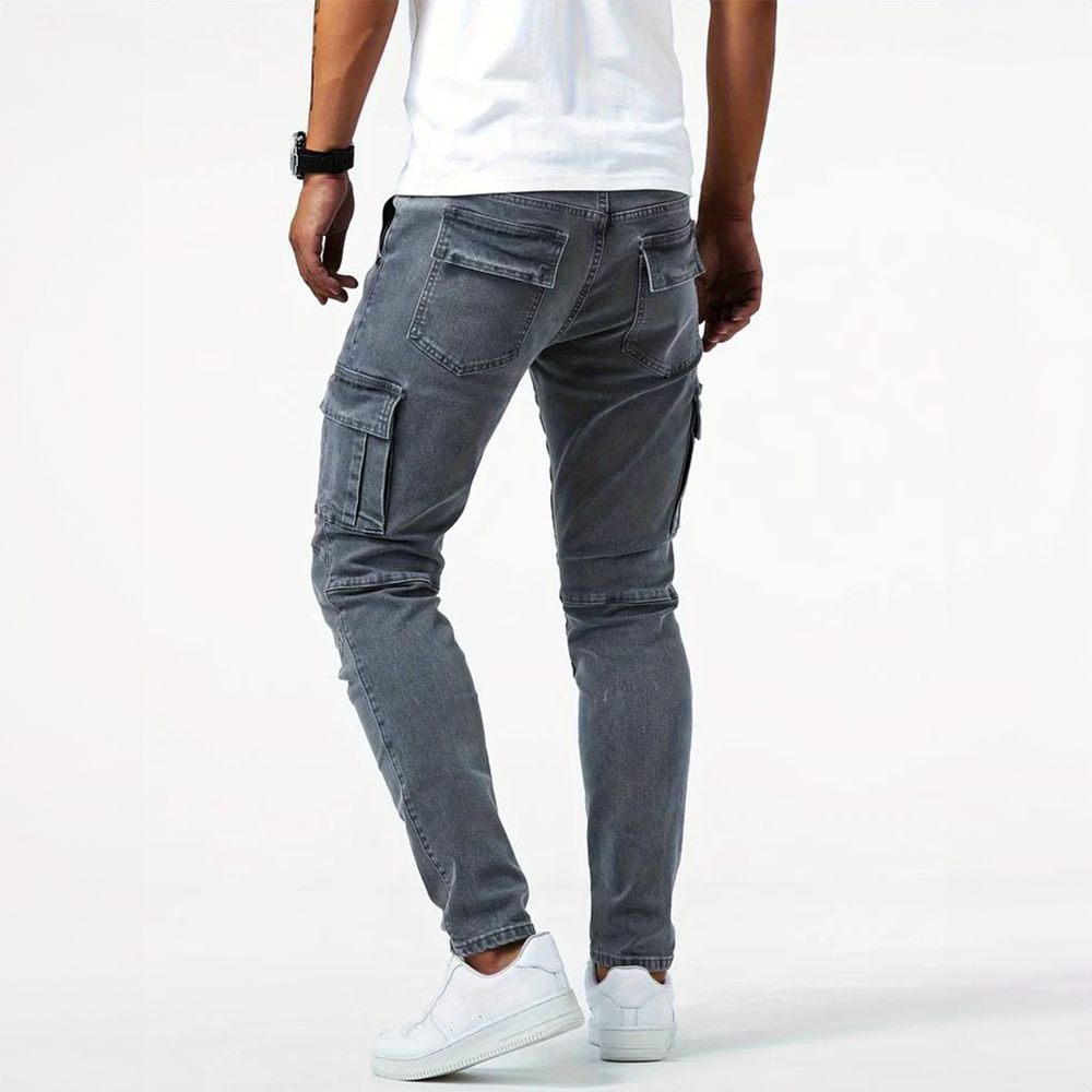 Adrian | Heren Slim Fit Cargo Zak Broek