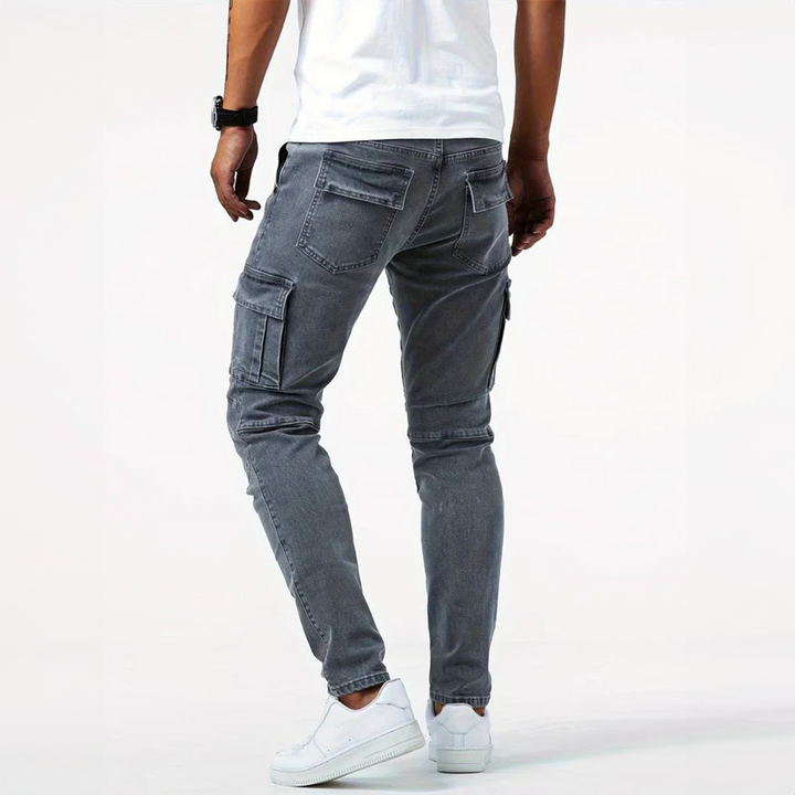 Adrian | Heren Slim Fit Cargo Zak Broek