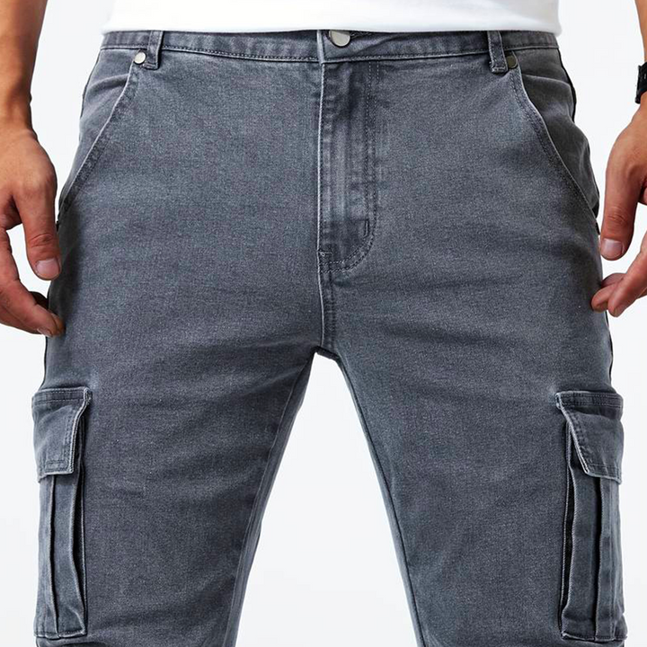 Adrian | Heren Slim Fit Cargo Zak Broek