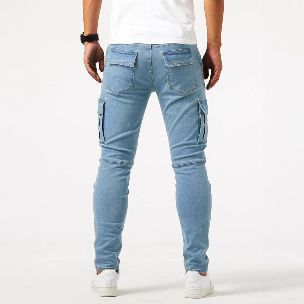 Adrian | Heren Slim Fit Cargo Zak Broek