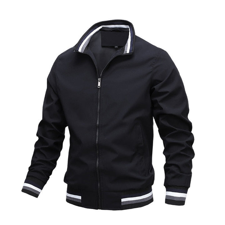 Bennett | Herren Klassische Casual Bomberjacke mit Reißverschluss