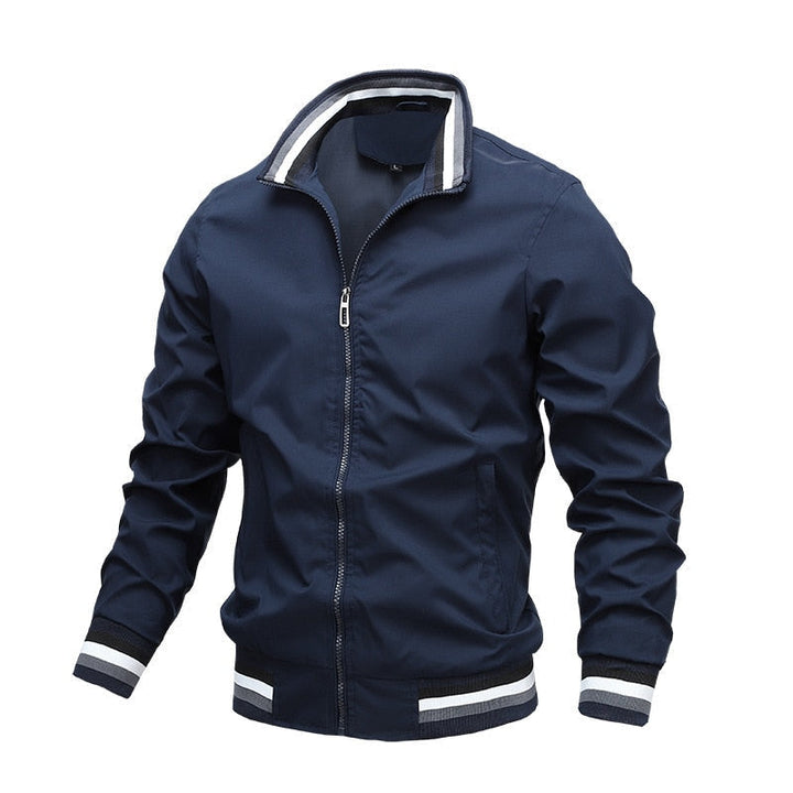 Bennett | Herren Klassische Casual Bomberjacke mit Reißverschluss