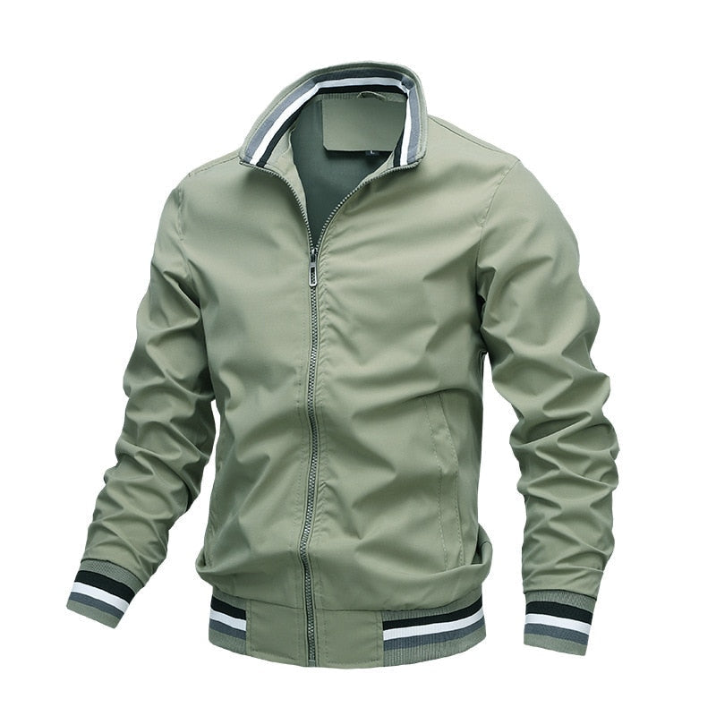 Bennett | Herren Klassische Casual Bomberjacke mit Reißverschluss