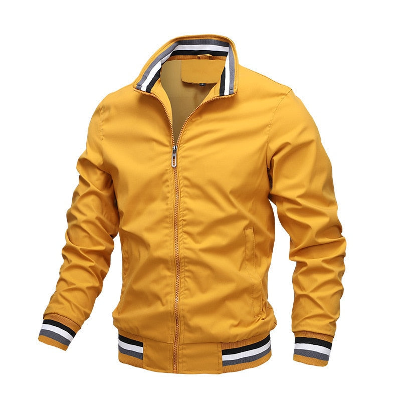 Bennett | Herren Klassische Casual Bomberjacke mit Reißverschluss