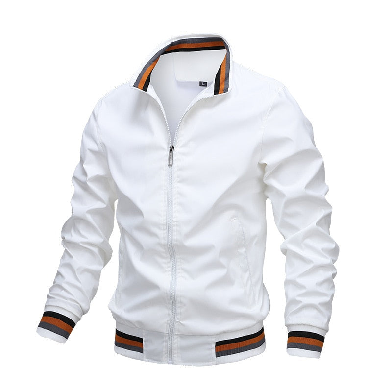 Bennett | Herren Klassische Casual Bomberjacke mit Reißverschluss