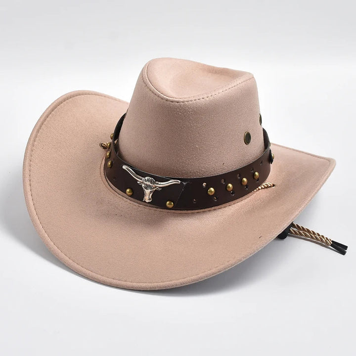 Caleb | Herren Breiter Rand Western Cowboyhut