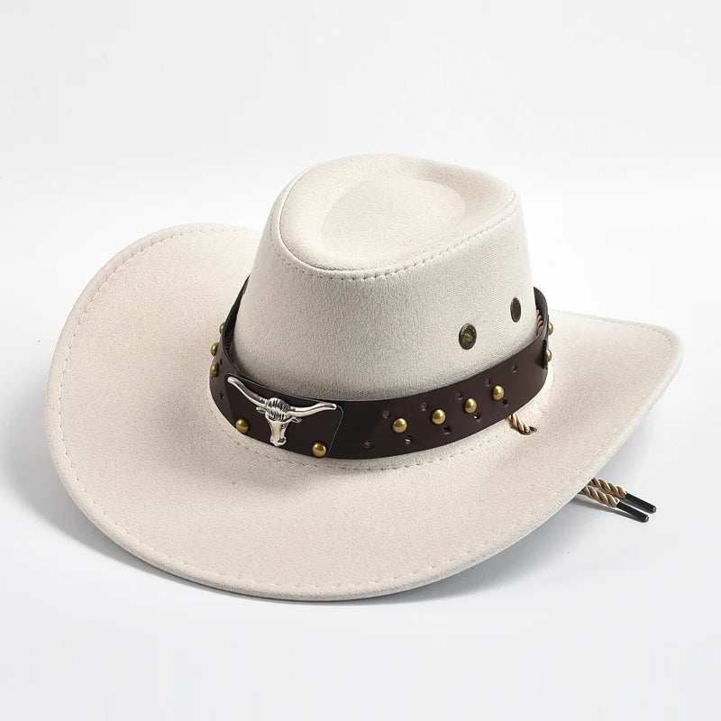 Caleb | Herren Breiter Rand Western Cowboyhut
