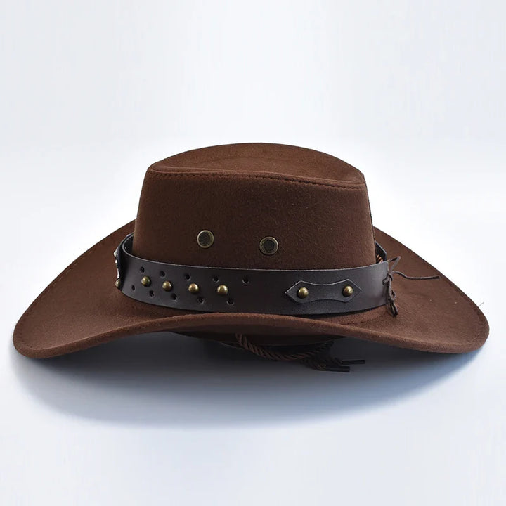 Caleb | Herren Breiter Rand Western Cowboyhut