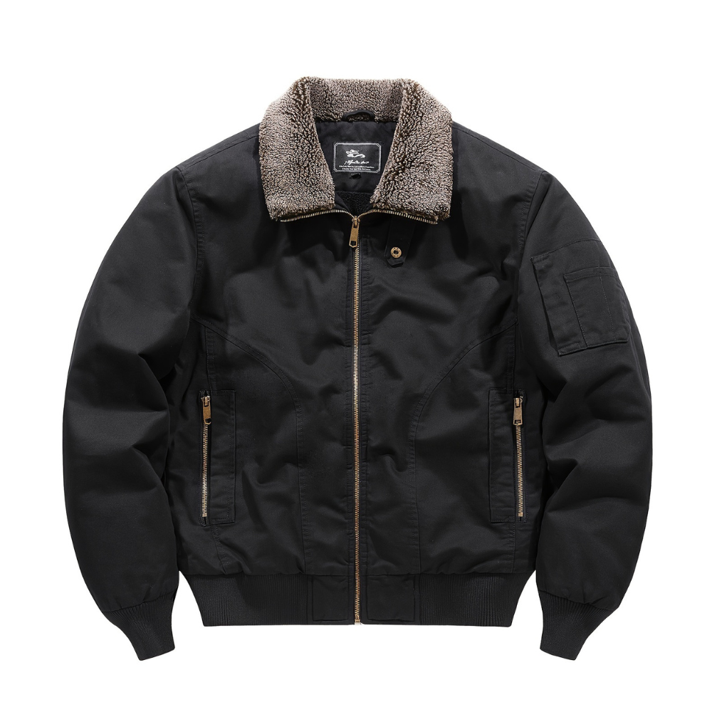 Axel | Heren Rits Kraag Bomber Jas