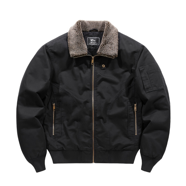 Axel | Heren Rits Kraag Bomber Jas