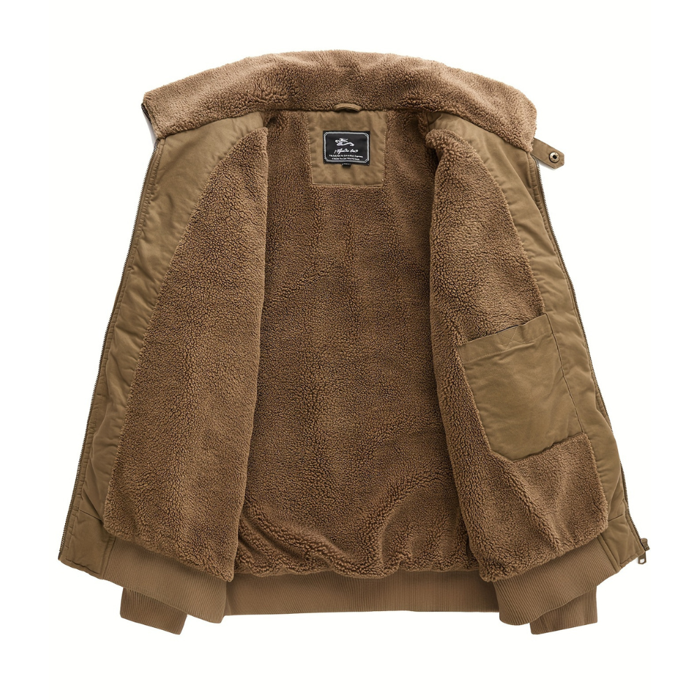 Axel | Heren Rits Kraag Bomber Jas