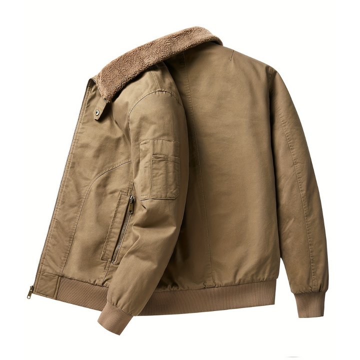 Axel | Heren Rits Kraag Bomber Jas