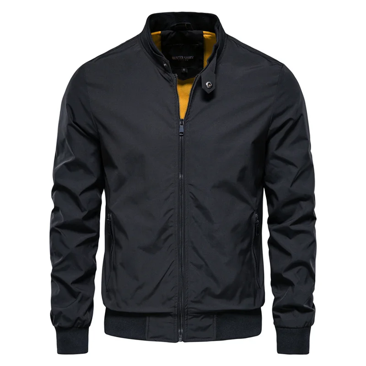Aaron | Herren Klassische Bomberjacke mit Reißverschluss