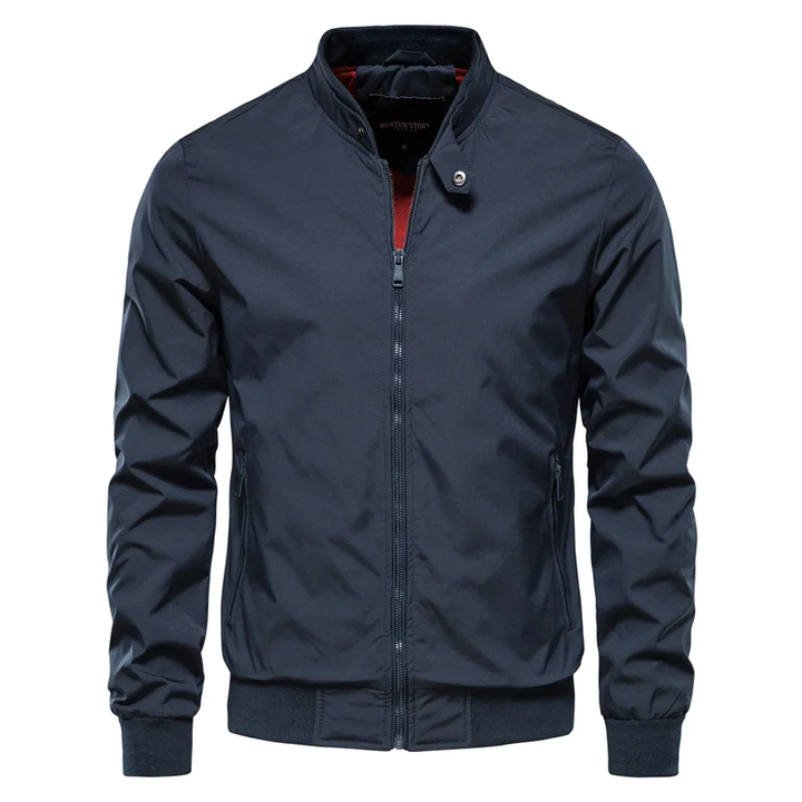 Aaron | Herren Klassische Bomberjacke mit Reißverschluss