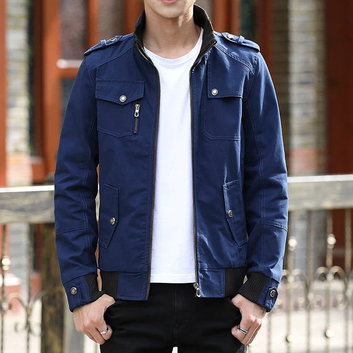 Brooks | Herren Casual Bomberjacke mit Reißverschluss
