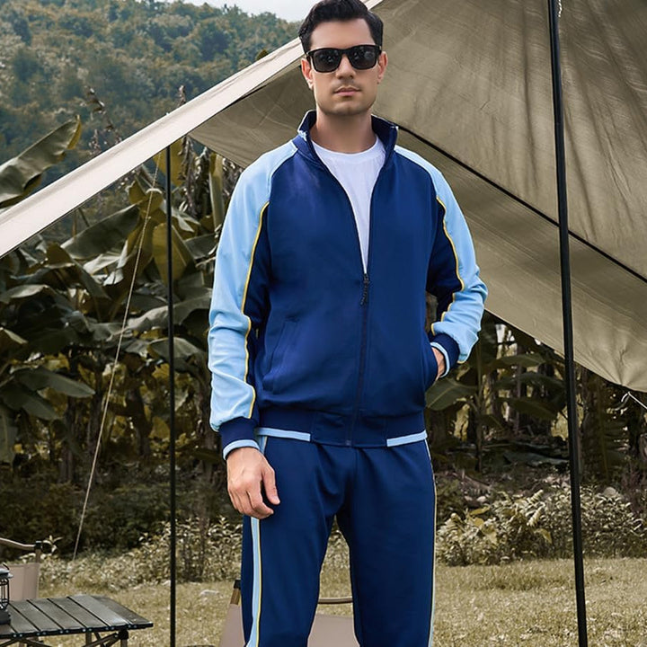Jayden | Herren Trainingsanzug mit Reißverschluss Jacke und Hose Set