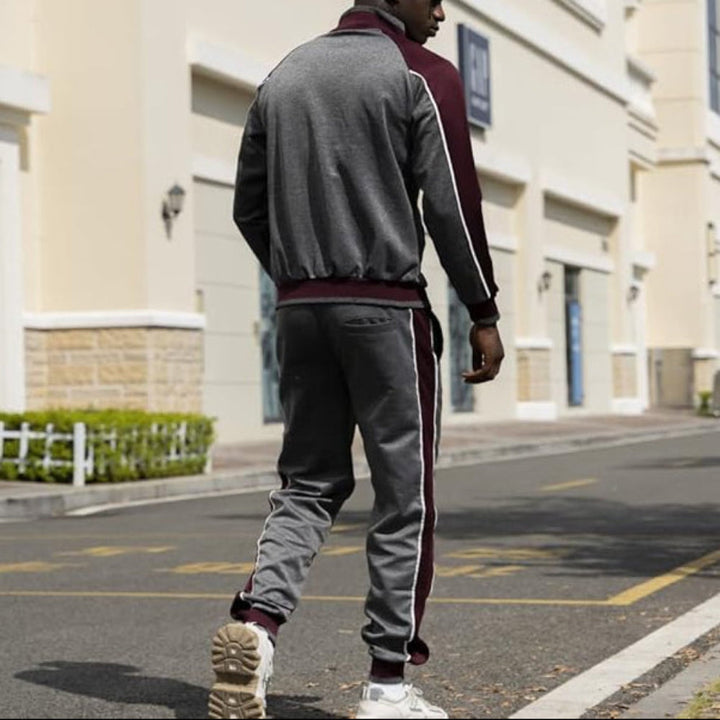 Jayden | Herren Trainingsanzug mit Reißverschluss Jacke und Hose Set