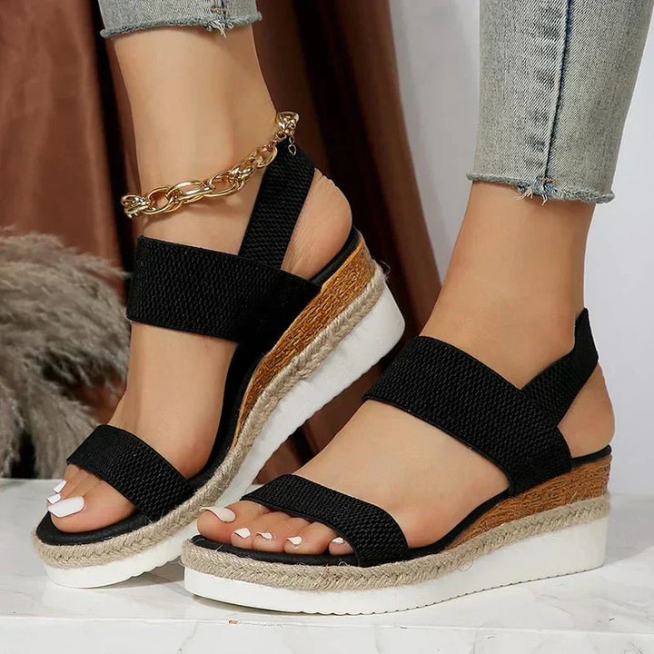 Nora | Dames Orthopedische Kruisband Platform Sandalen