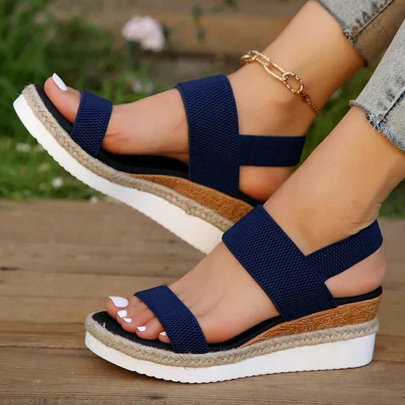 Nora | Dames Orthopedische Kruisband Platform Sandalen