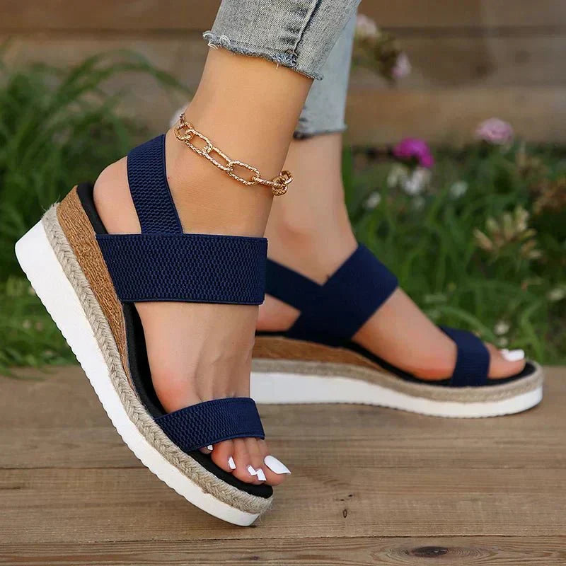 Nora | Dames Orthopedische Kruisband Platform Sandalen