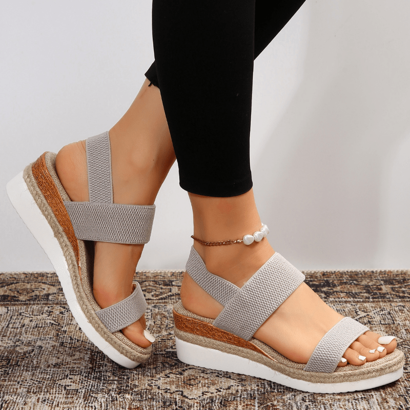 Nora | Dames Orthopedische Kruisband Platform Sandalen
