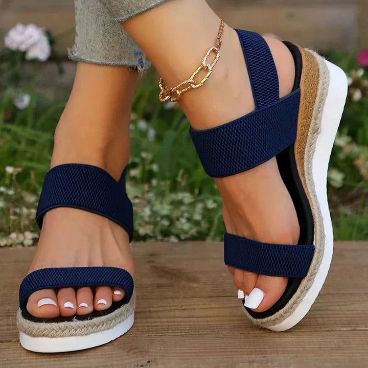 Nora | Dames Orthopedische Kruisband Platform Sandalen
