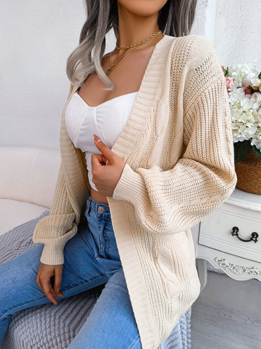 Losse Gebreide Cardigan | Effen Design | Casual Comfort